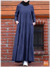 Women's Casual Maxi Dress with Pockets