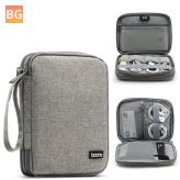 Boona 18*14CM Double-layer Portable Tablet Storage Bag with Charger