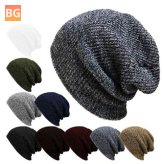 Women's Beanie Hat with a Striped Design