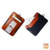 NFC Leather Wallet with GPS and Coin Slot for Men