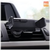 Car Phone Holder with Metal Elasticity and Air Vent - for 4.7-6.8 Inch Mobile Phones