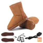 Women's Snow Boots with Heating Insoles
