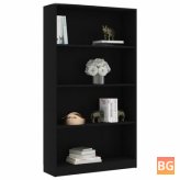 Book Cabinet in Black with 31.5