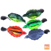 5.5CM/13.4g Dual Hook Tortoise Fishing Lure with Spoon Sequins