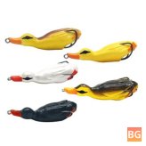ZANLURE 5 Pcs 3D Ducks Fishing Lure - Silicone Fishing Hook for Outdoor Use