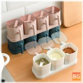Kitchen Spoons and Storage Box with Lid - Household Set