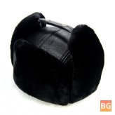 Faux Fur Ear Flap Ear Muff with Buckle and Pilot Cap