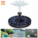 Solar Circle Fountain Pump with Attachments