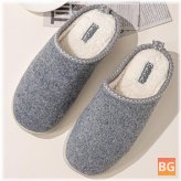 Thin Warm Home Slippers for Men
