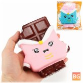 SquishyFun Chocolate Squishy soft toy 13cm slow rising with packaging collection gift decor