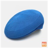 Knitted Berets - Mesh Solid Color - Casual Flat Caps