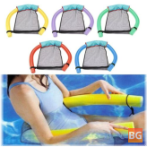Water Float for Kids - Hammock Seat Bed with Mesh Net Kickboard Lounge Chairs