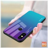 Gradient Colorful Tempered Glass Protective Case For Xiaomi Mi8 6.21 Inch