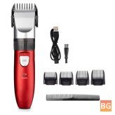 Pet Hair Clipper - USB rechargeable - 4 limit combs