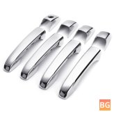 4-Pack of Chrome ABS Handle Covers for Chrysler Dodge Jeep