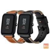 Replacement Leather Band for Xiaomi Amazfit Pace Smart Watch