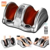 Binecer 8802S Foot Massager with Shiatsu Guasha Kneading Leg with Optional 140°F Heating and 4 Modes 3 Intensities Calf Massager for Parents Friends Gift