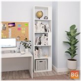 Book Cabinet/Room Divider - White