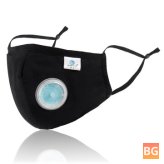 5-Layer Adult Spring Model with Breathing Valve and Full Black Protective Mask