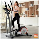 Bominfit Flywheel Trainer - 5KG - 8 Levels of Resistance - Portable Movable Bicycle Home Exercise Aerobic Training Indoor Cycling Bike