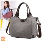 Women's shoulder bag with a large capacity