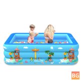 Children's Inflatable Pool with 2/3 Layer - Inflatable Bathtub