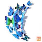 3D Butterfly Wall Stickers (12pcs)