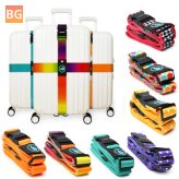 Outdoor Travel Luggage Cross-Strap Suitcase Bag - Packing Security Buckle