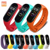 Colorful TPE Watch Strap for Xiaomi Miband 4