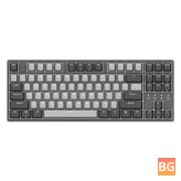 K320 87 Keys Mechanical Gaming Keyboard - Cherry MX Red Switch PBT Keycaps