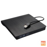 Slim USB DVD Writer for PC and Laptop