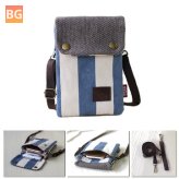 Mobile Phone Wallet with Canvas Top and Bottom