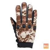 1 Pair of Tactical Gloves with Breathable Slips for Cycling, Hunting, and Outdoor Sports