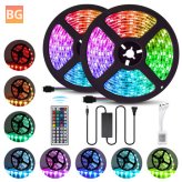 Waterproof RGB LED Strip Light Kit with Remote and Power Supply