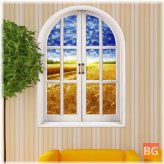 3D Wall Decals - cornfield view