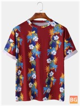 T-Shirts with Floral Printing