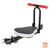 Quick Dismounting Safety Seat for Electric Car /Bicycle - Black/Red