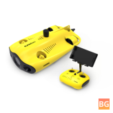 Underwater Drone with 4K UHD EIS F1.8 Aperture Camera - 100m Depth Rating - 4h Runtime