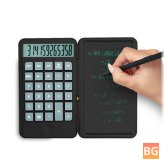 Desktop Calculator - 12-digit Display - Writing Tablet