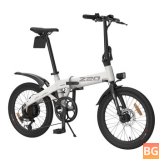 HIMO Z20 Electric Folding Bike - 250W, 20" Tires, 6-Speed, Dual Disc Brake, Smart Display