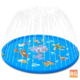 Beach Play Water Sprinkler mat for outdoors - Inflatable water spray mat for kids