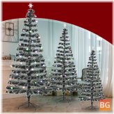 Christmas Tree Holder Base with Artificial Plastic Trees