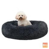 Donut Bed for Cats and Dogs - Soft and Plush