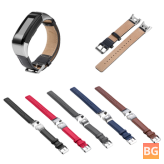 Retro Leather Smart Watch Band for Garmin Vivosmart HR