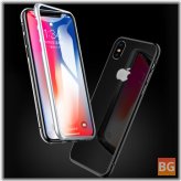 9H Tempered Glass Metal Protective Case for iPhone X / XS / XR / XS Max / 7 / 8 / 7 Plus / 8 Plus / 6 / 6 Plus