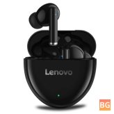 Lenovo HT06 Wireless Earbuds - Bluetooth 5.1 Earphone with Dual Mic Noise Cancelling Touch Control Sports Headset