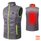 Warm Vest for Motorcycle Riding - Gray