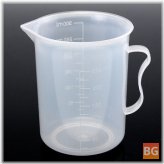 Plastic Measuring Cup with Graduated Cylindrical Measurement Jug
