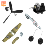 Eachine BF109 400mm RC Airplane Spare Parts - Propeller Receiver Landing Gearbox, Main Wing Rod