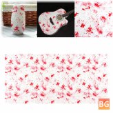 Bloodstain Red Hydrographics Film